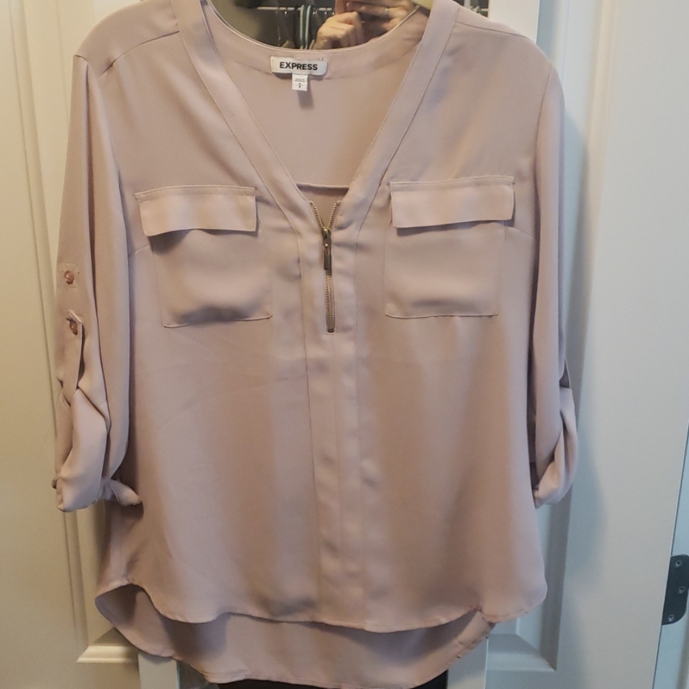 Pinkish nude color blouse